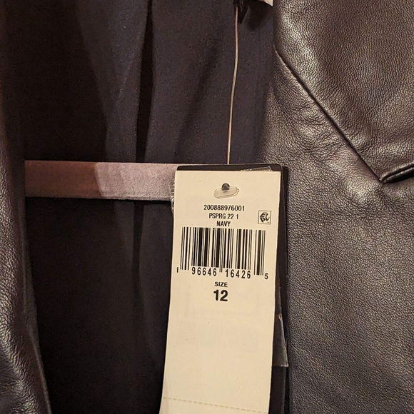 Ralph Lauren Lamb Skin Leather Blazer - Picture 5 of 5